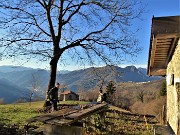 Alla Madonnina del Costone (1195 m) da Zogno (315 m) su sentieri sopra casa (26dic閳??20)  - FOTOGALLERY